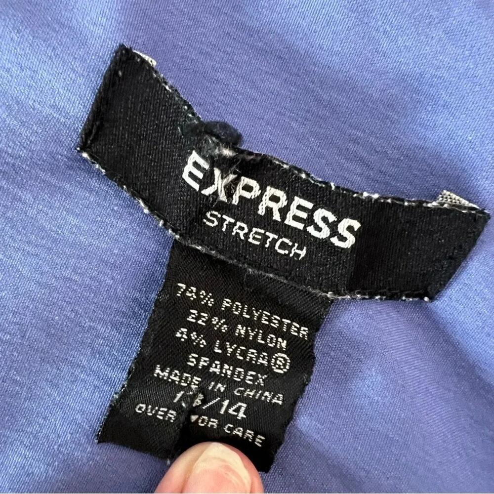 Express Long Sleeve Button Down Collared Shirt - image 6